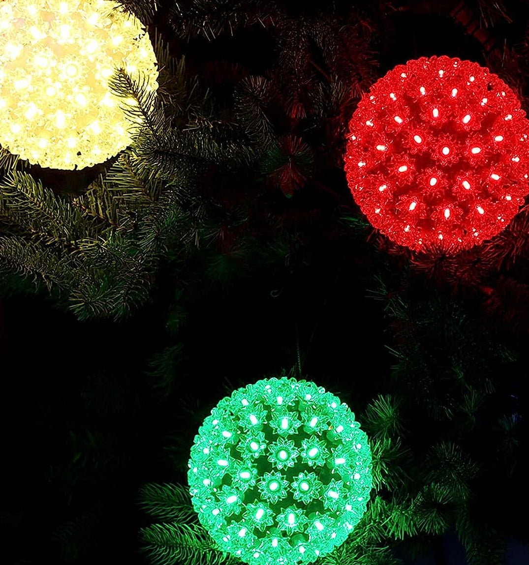 6" Bright Light Starlight Spheres