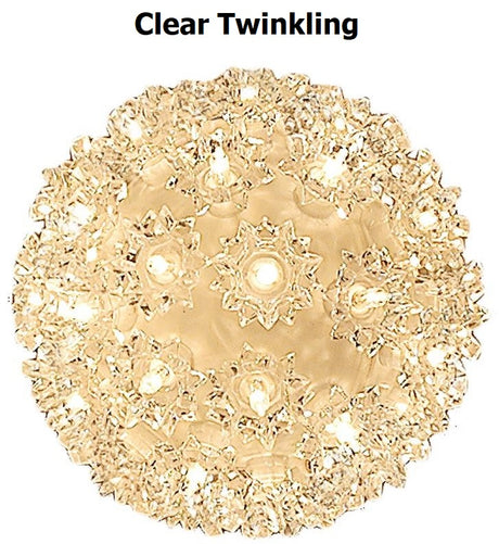 6" Bright Light Starlight Spheres