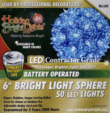 6" Bright Light Starlight Spheres
