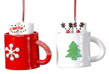 3" Marshmallows in Mug Ornament