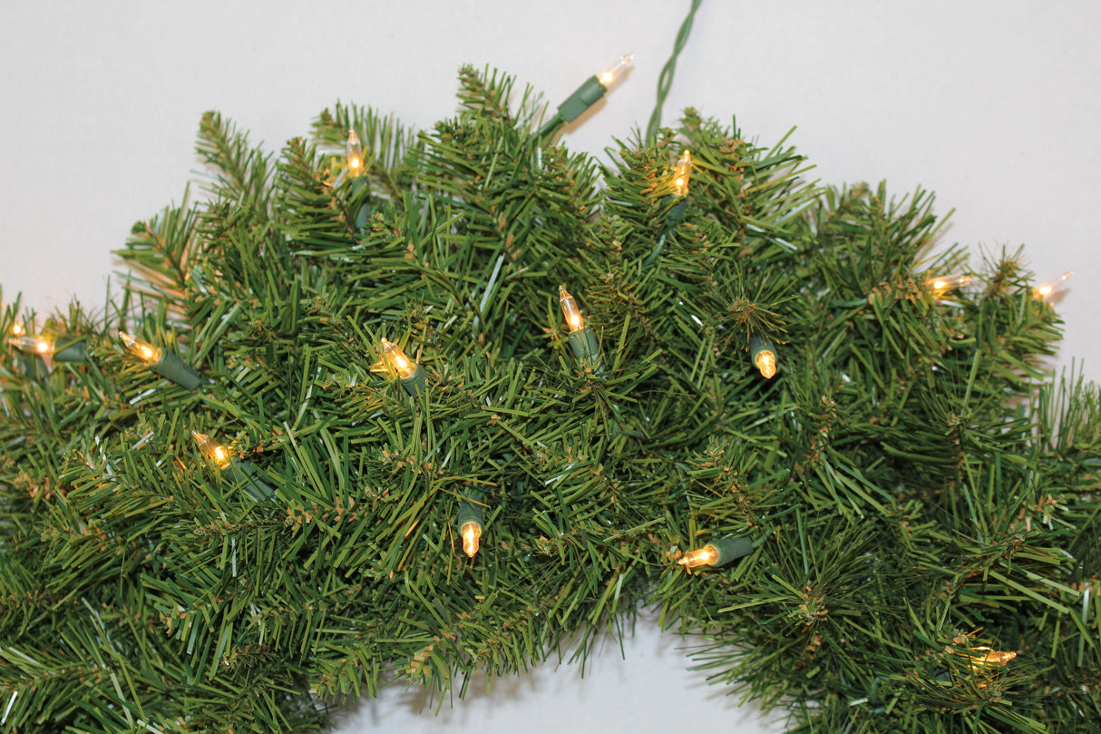 24" New Carrington Pre-Lit Wreath