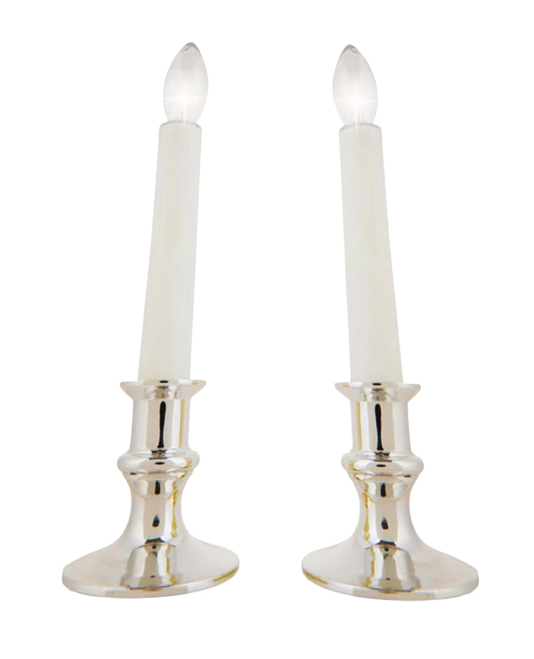 Set of 2 Battery-Operated Incandescent Candle Lights