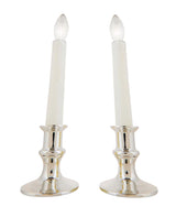 Set of 2 Battery-Operated Incandescent Candle Lights