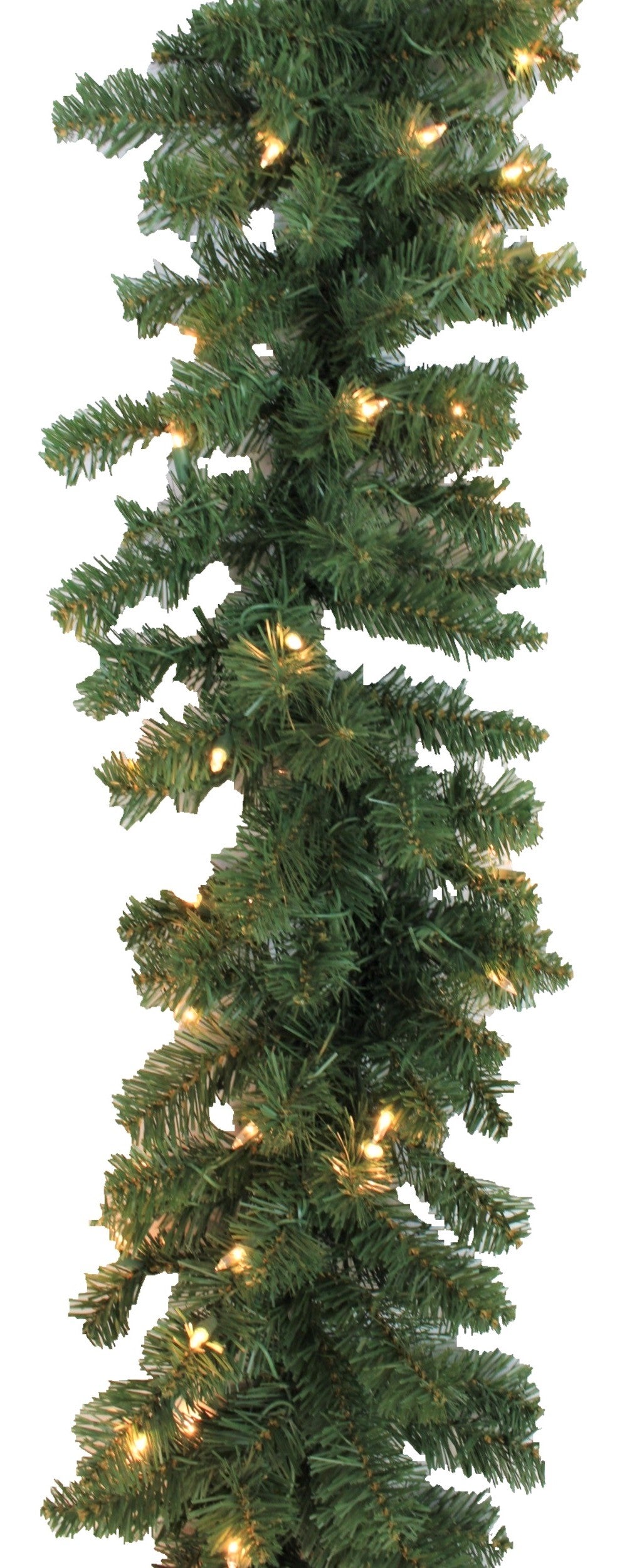 9' Pre-Lit Tiffany Christmas Garland