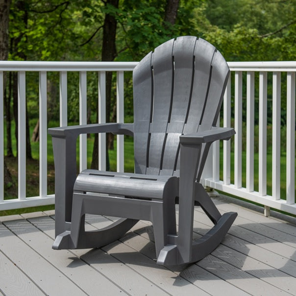 Big Easy® Gray Westport Adirondack Rocker® Chair