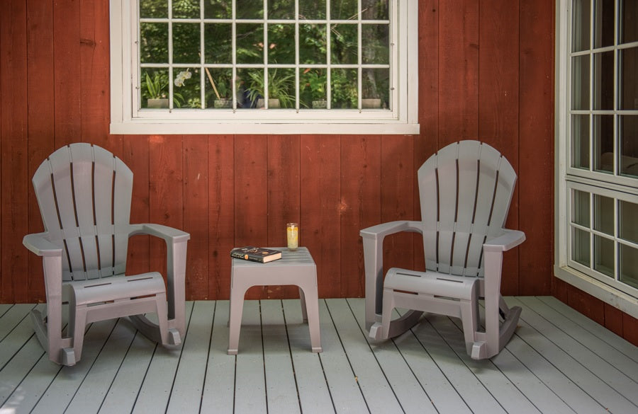 Big Easy Gray Westport Adirondack Rocker Chair | Outdoor Chairs