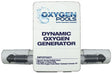 This image shows what this ozonator looks like on a white background. It reads "Oxygen Pools Water Treatment Program. Dynamic Oxygen Generator. Operate during daylight hours. Minimum 12 hours daily. Use with Oxygen Pools Water Treatment Formula 'O.' "