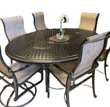 Bel Air Sling Cast Aluminum Patio Dining Sets