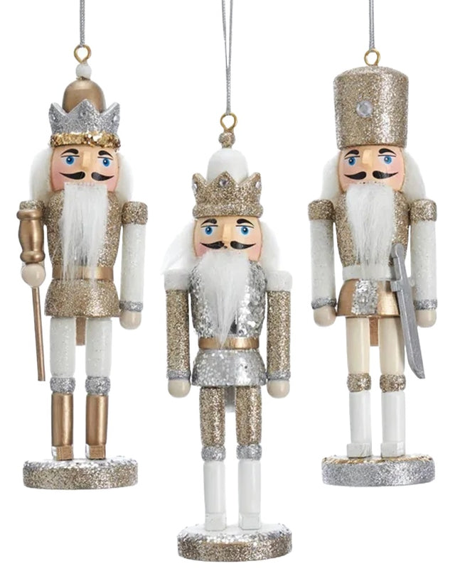 Nutcracker ornaments. This picture displays all three options.