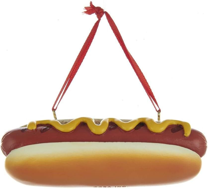 4" Resin Hot Dog Ornament