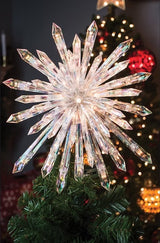 13.5" Warm White LED Starburst Christmas Tree Topper