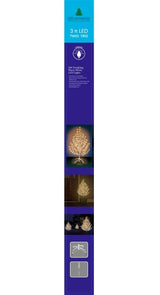 3' Twig Tree Decoration with Twinkling 5MM LED Lights