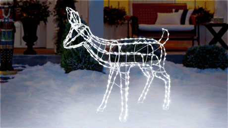 3-Piece Woodland Family LED Wire Sculpture Combo