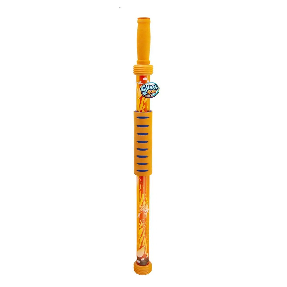 This image shows the orange splash pumper on a white background.