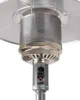 Top of a standing patio heater