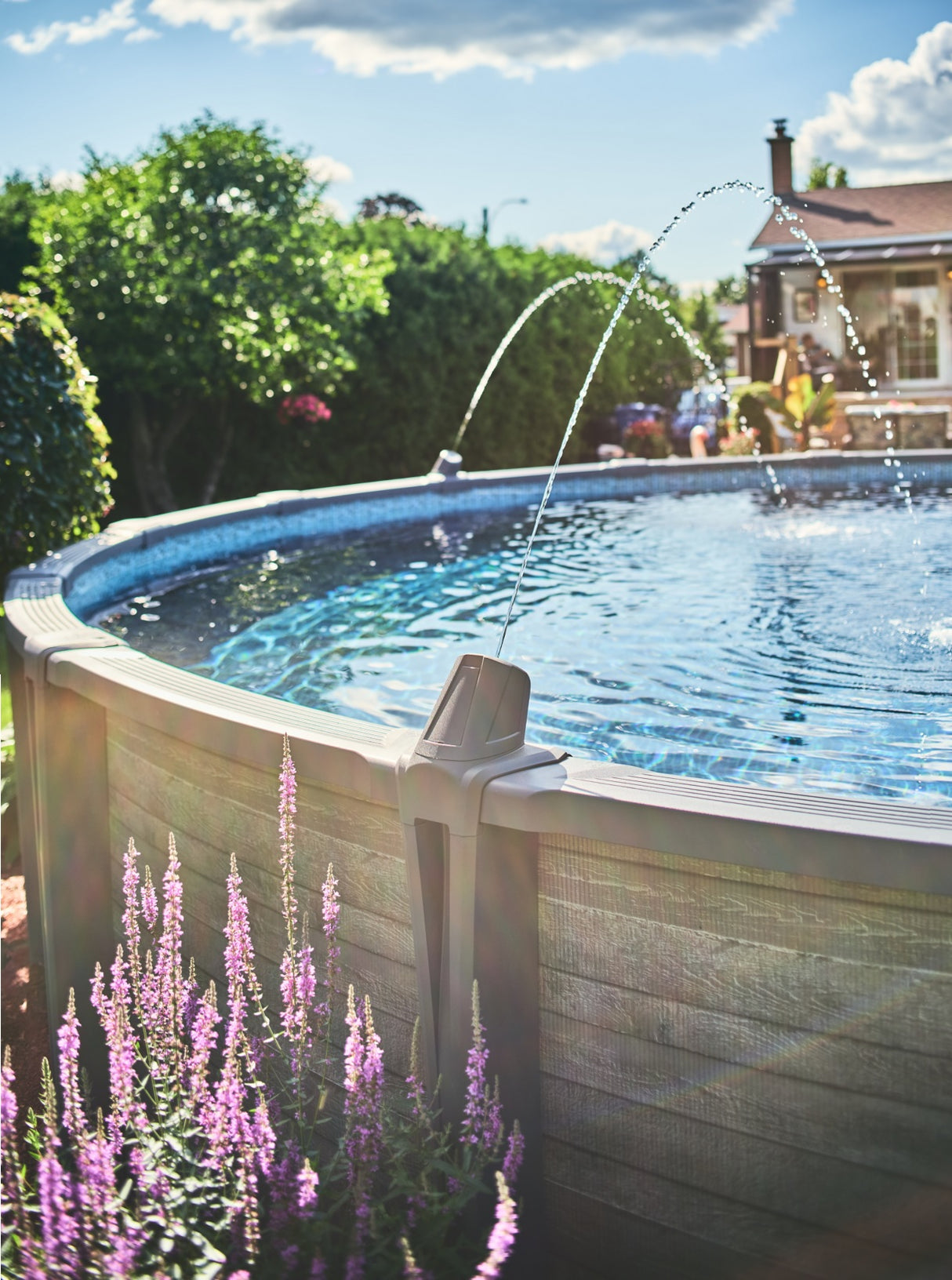 CARVIN® Diamond Series Downtown 54" Above Ground Swimming Pool
