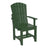 This is the Green colored Adirondack Arm Chair on a white background.