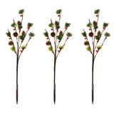 This image shows the three branch decorations on a white background.