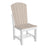 This is the Birch and White colored Adirondack Side Chair on a white background.