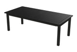 This image shows the black rectangular table on a white background.