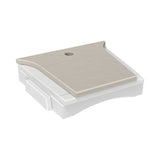 This is the Birch and White colored tete-a-tete table on a white background.