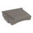 This is the Coastal Gray colored tete-a-tete table on a white background.
