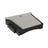 This is the Dove Gray and Black colored tete-a-tete table on a white background.