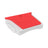 This is the Red and White colored tete-a-tete table on a white background.