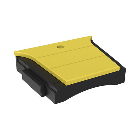This is the Yellow and Black colored tete-a-tete table on a white background.