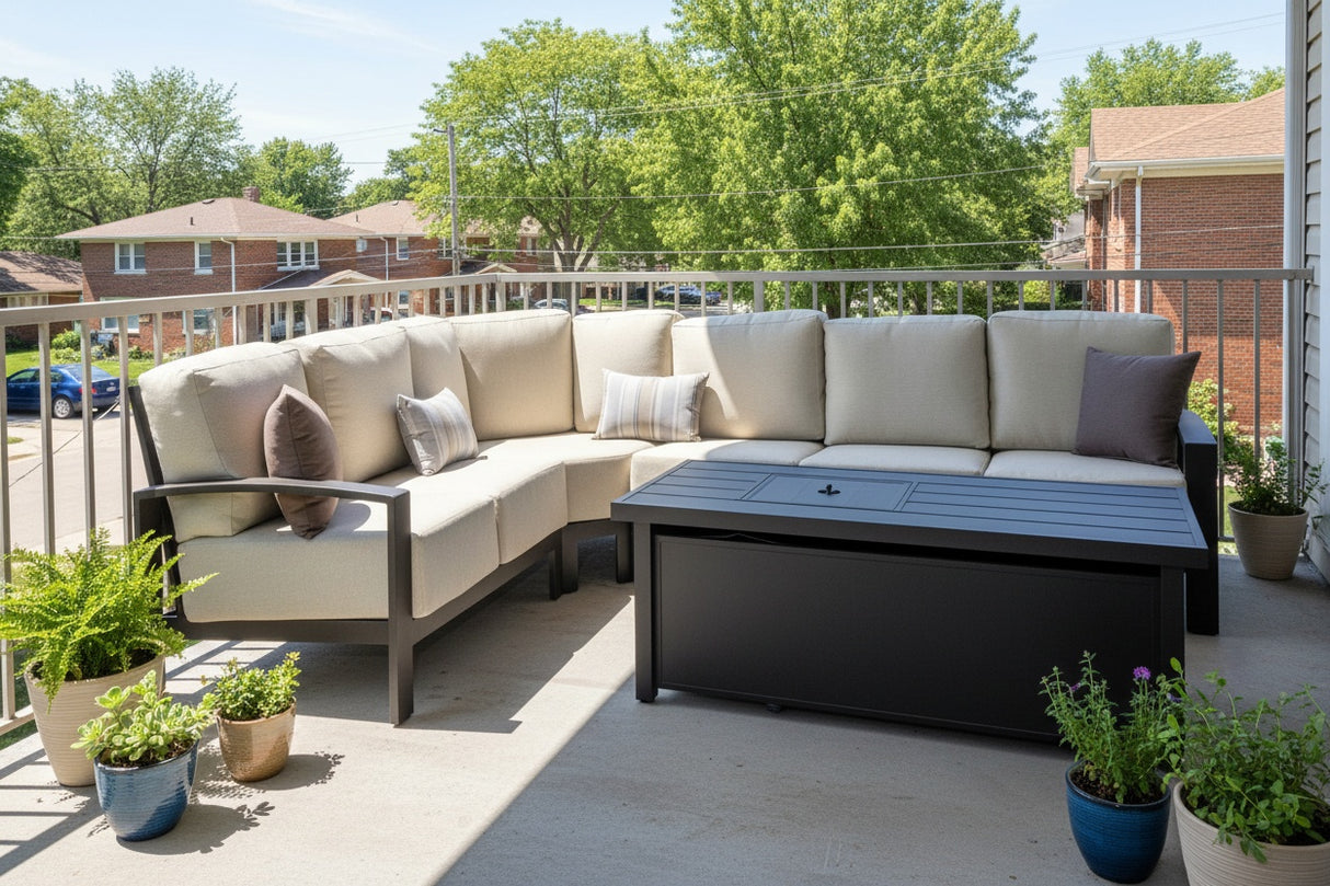 Cushioned Sahara Sectional Patio Sets