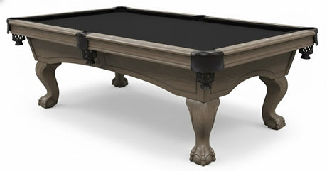 This image shows the Charcoal frame color option for this pool table on a white background.