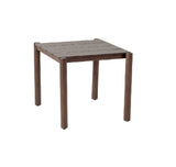 This image shows the brown end table on a white background.