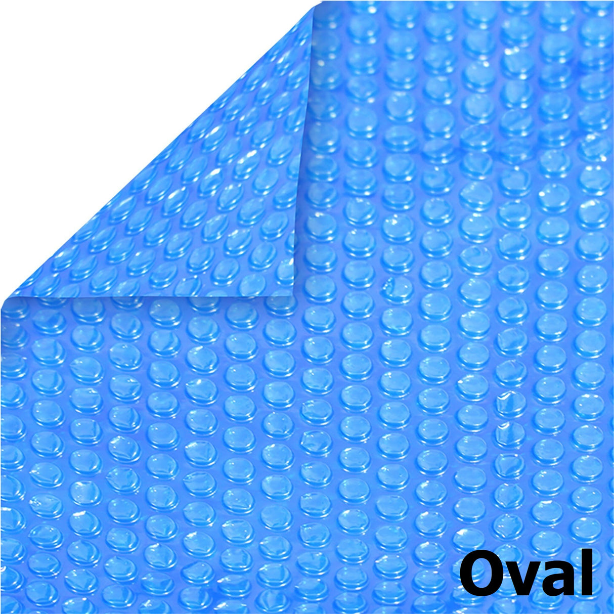 Blue Oval 8 mil Heavy Above Ground Pool Solar Cover