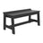 This is the Black colored Cafe Dining Bench on a white background.