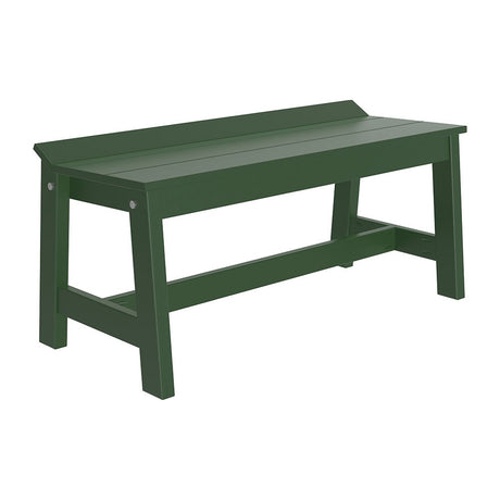 This is the Green colored Cafe Dining Bench on a white background.