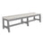 This is the Dove Gray and Slate colored Cafe Dining Bench on a white background.