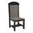 This is the Coastal Gray and Black colored Classic Side Chair on a white background.