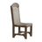 This is the Weatherwood and Chestnut Brown colored Classic Side Chair on a white background.
