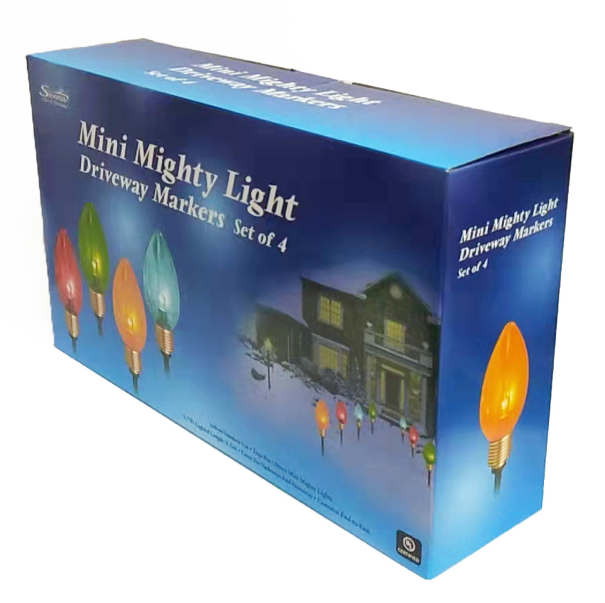 Giant C9-Style Mighty Light Driveway Markers (4-pack)