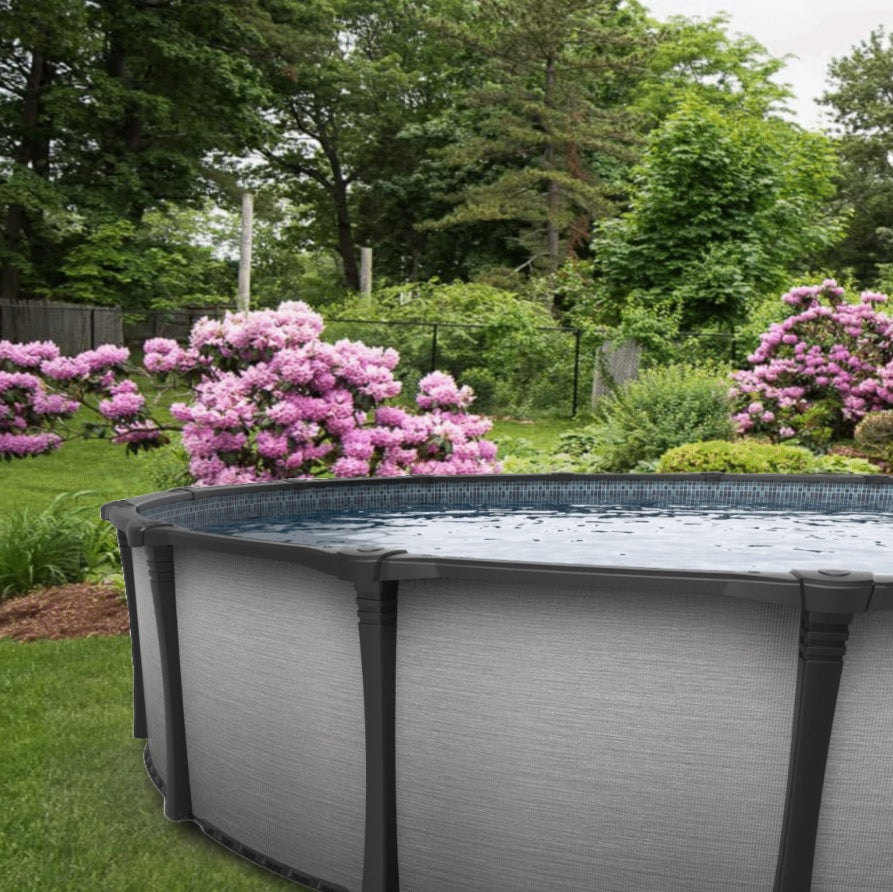 Carvin Enigma Resin Above Ground Swimming Pool | Backyard Pools