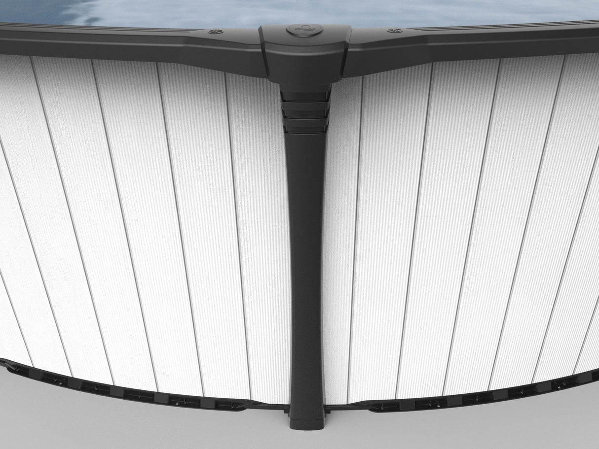 This image shows the wall and the rails.