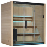 This image shows the Halmstad 3 Tylo sauna on a white background.