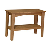 This is the Antique Mahogany colored Island Buffet Table on a white background.