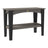 This is the Coastal Gray and Black colored Island Buffet Table on a white background.