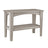 This is the Weatherwood colored Island Buffet Table on a white background.