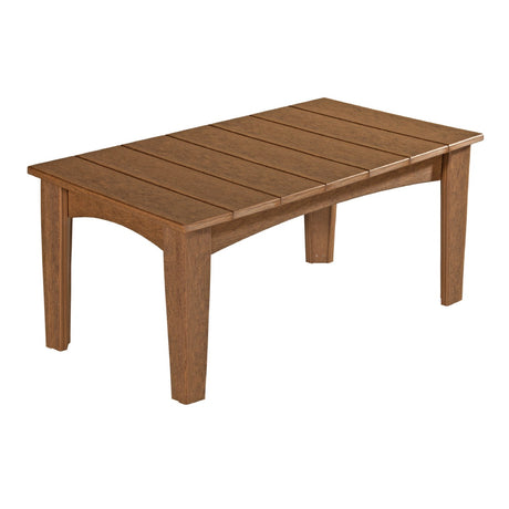 This is the Antique Mahogany colored coffee table on a white background.