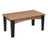 This is the Cedar and Black colored coffee table on a white background.