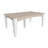 This is the Birch and White colored rectangular dining table on a white background.