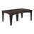 This is the Brazilian Walnut and Black colored rectangular dining table on a white background.