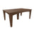 This is the Chestnut Brown colored rectangular dining table on a white background.